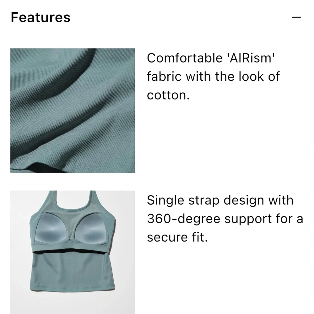 Uniqlo Black Ribbed Open Back Halter Top, Large - Picture 4 of 7